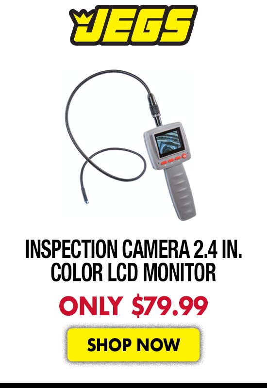 JEGS Inspection Camera 2.4 in. Color LCD Monitor - Only $79.99