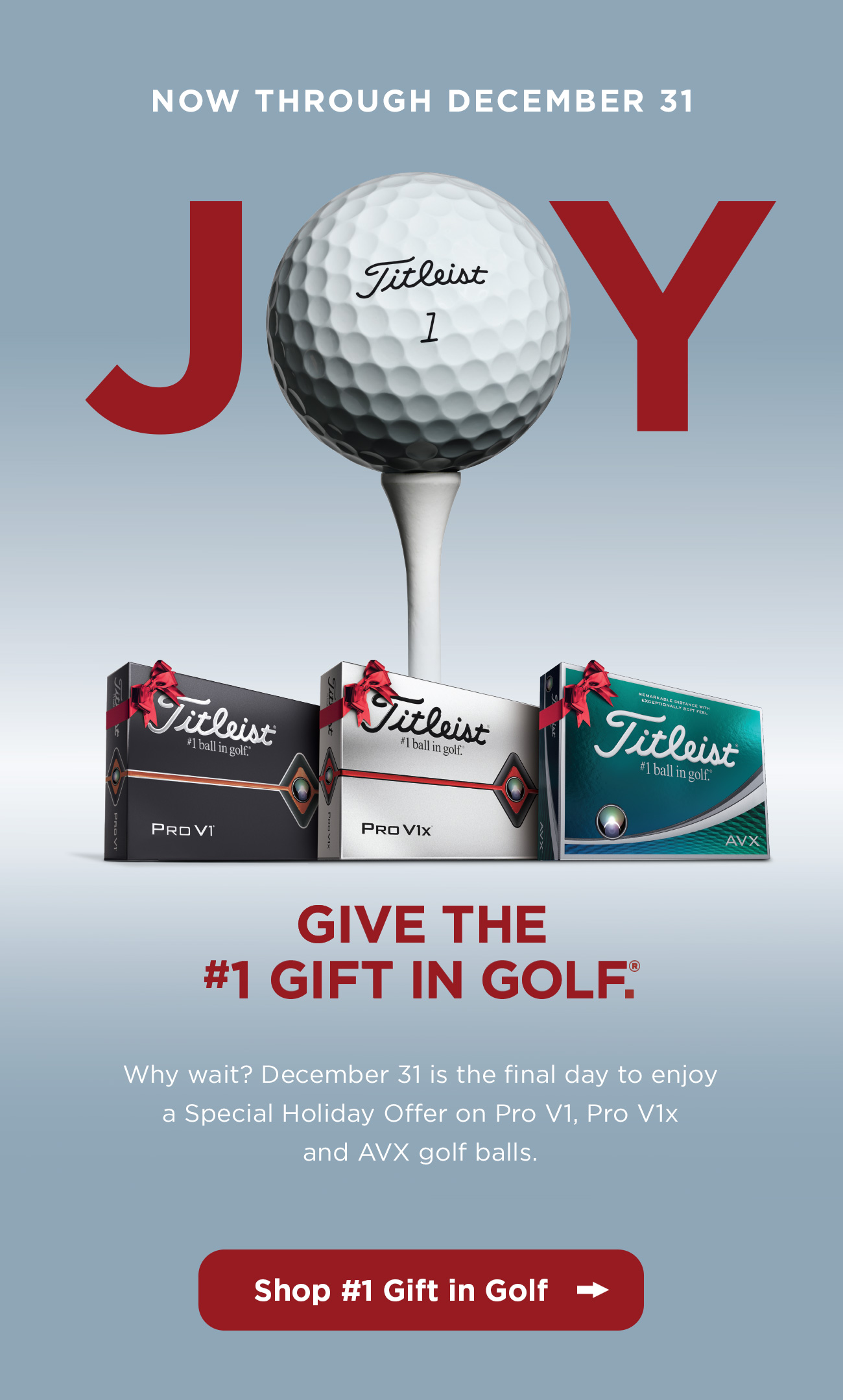 Ending Soon: #1 Gift in Golf Special Holiday Offer