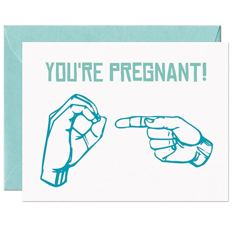 Image of You''re Pregnant! Greeting Card