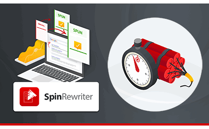 Spin Rewriter plus bonuses, act now - Enable images...