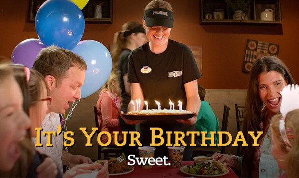 It's your birthday - sweet!