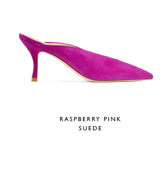 RASPBERRY PINK
											SUEDE