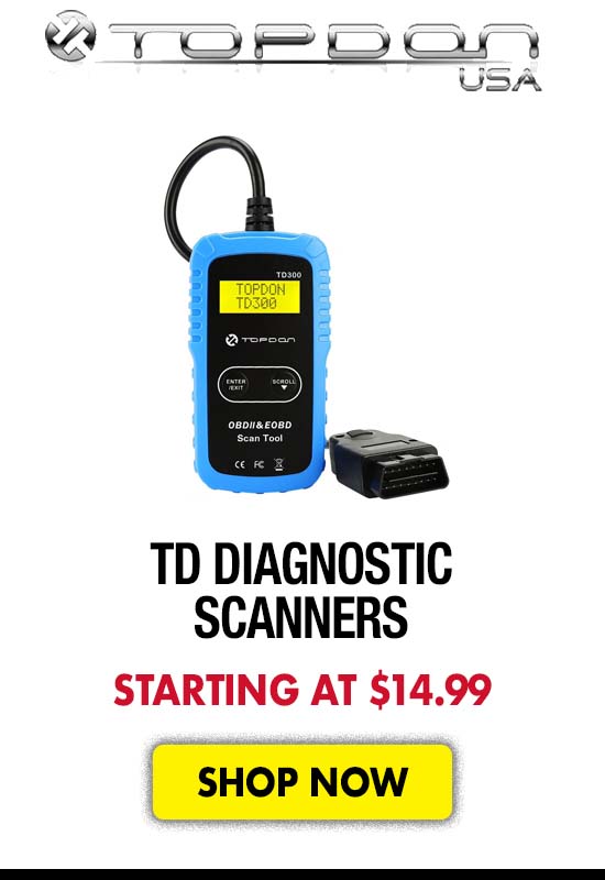 Topdon TD Diagnostic Scanners - Starting at $14.99