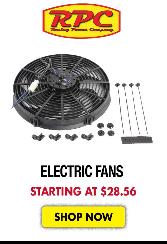 RPC Electric Fans - Starting at $28.56