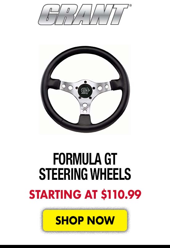 Grant Formula GT Steering Wheels - Starting at $110.99