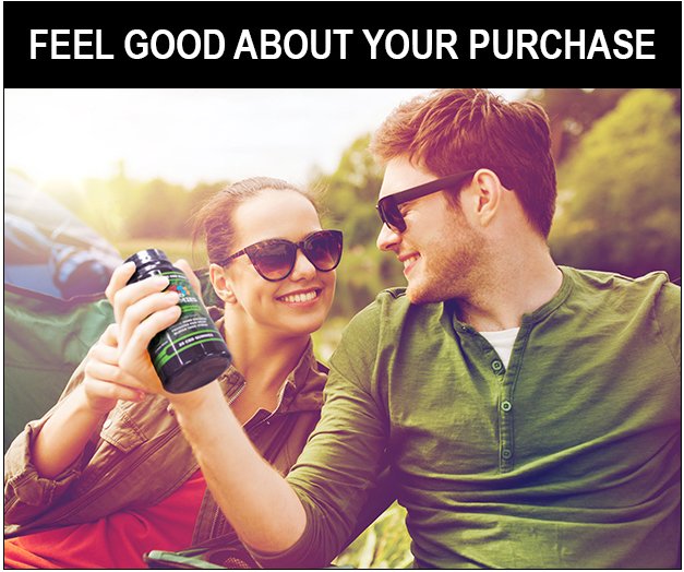 Feel good about your purchase