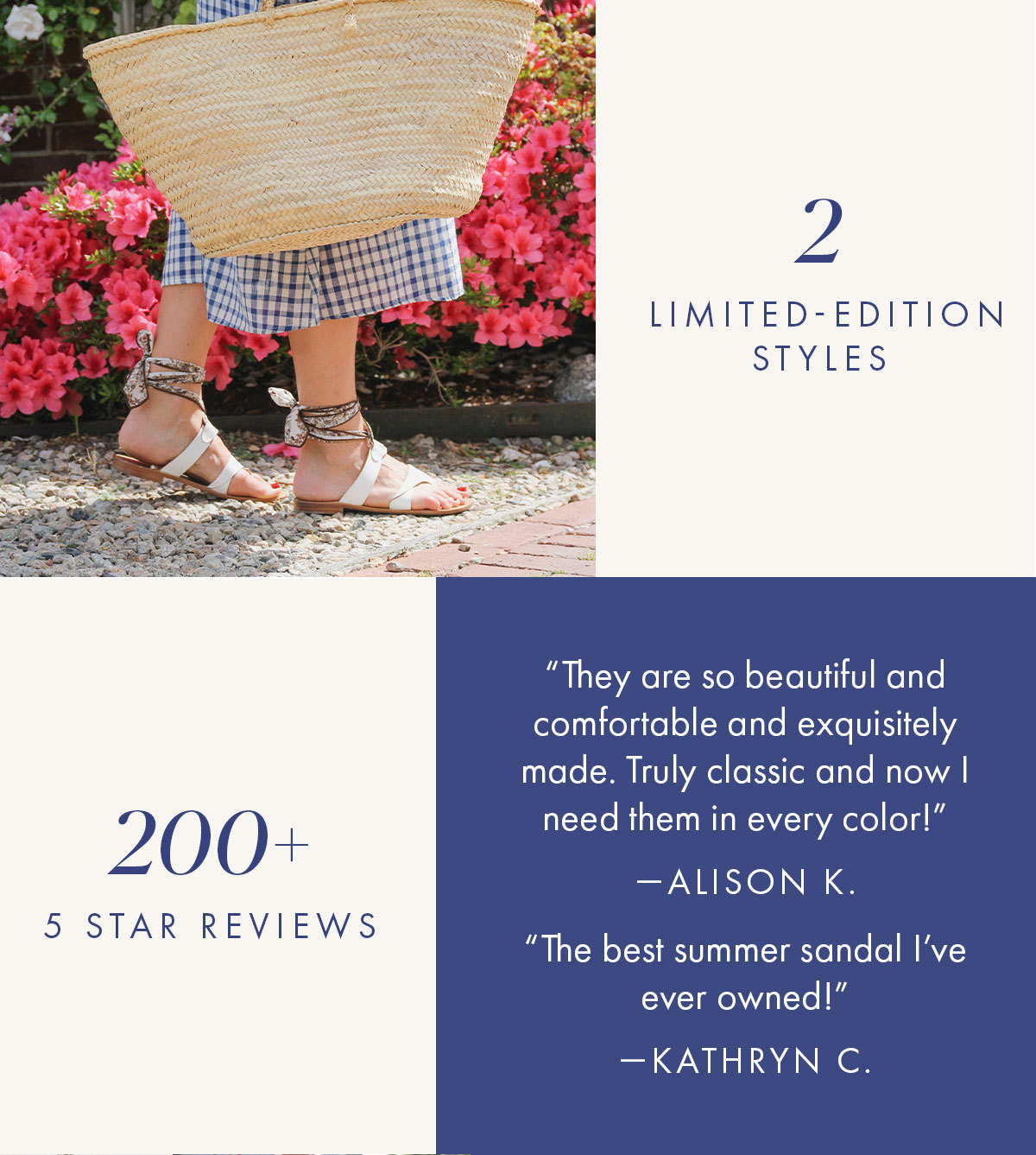 2 Limited-Edition Styles 200+ 5 Star Reviews