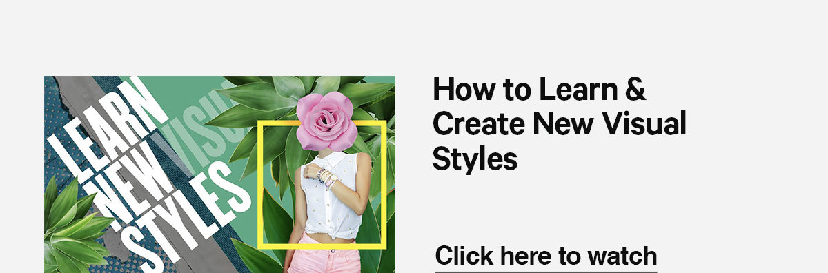Click here to watch our video: How to Learn and Create New Visual Styles