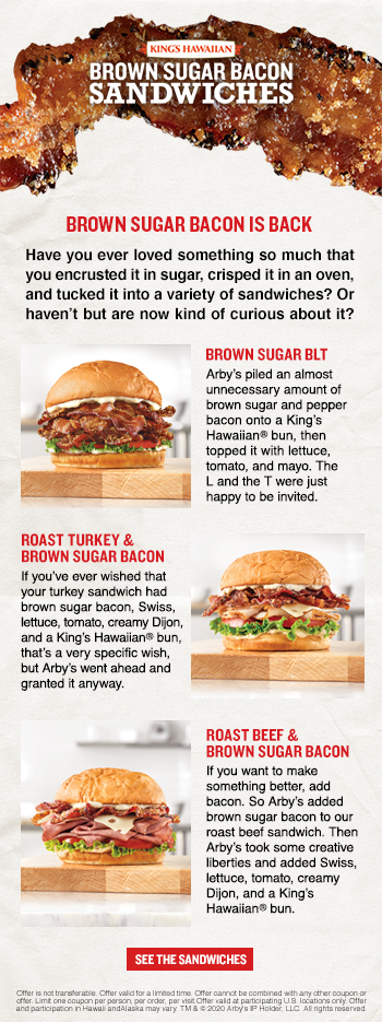Brown Sugar Bacon  Sandwiches
