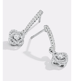 Center of Me Diamond Drop Earrings