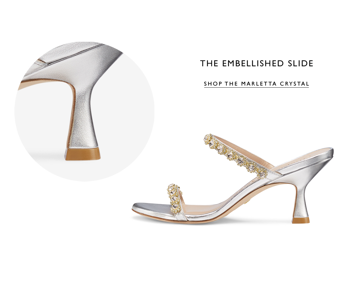 The Embellished Slide. SHOP THE MARLETTA CRYSTAL