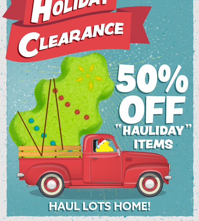 50% Off Holiday Items