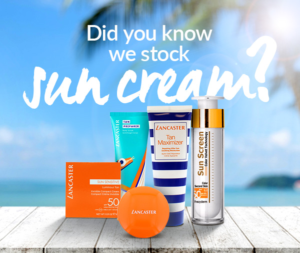 Did you know we stock sun cream?