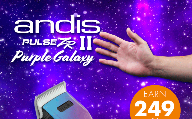 Shop Andis Pulse ZR II Purple Galaxy