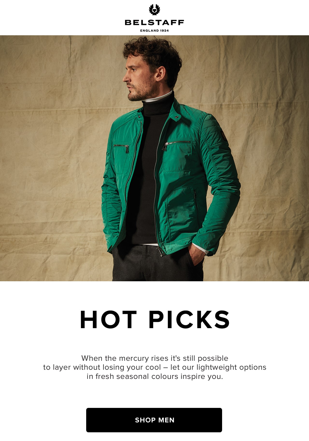 When the mercury rises it''s still possible to layer without losing your cool - let our lightweight options in fresh seasonal colours inspire you.