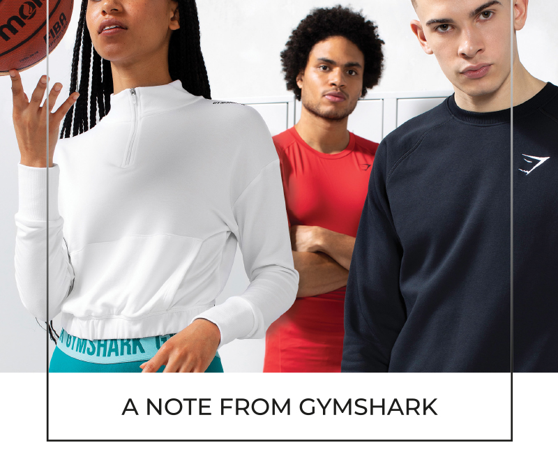 A note from Gymshark.
