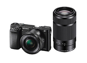 Shop Sony Alpha a6000 Mirrorless Digital Camera With 16-50mm And 55-210mm Lens Kit