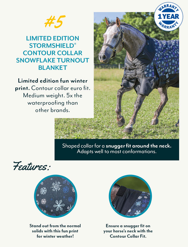 StormShield? Contour Collar Limited Edition Medium Weight Turnout Blanket