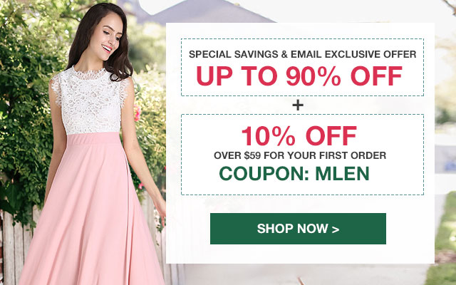 Extra 10% off orders over $59 Coupon: MLEN