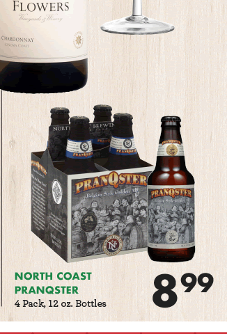 North Coast Pranqster, 4 pack, 12 oz. bottles - $8.99