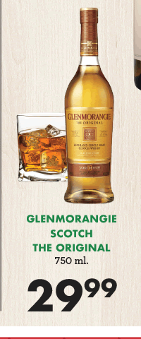 Glenmorangie Scoth The Original, 750 ml. - $29.99