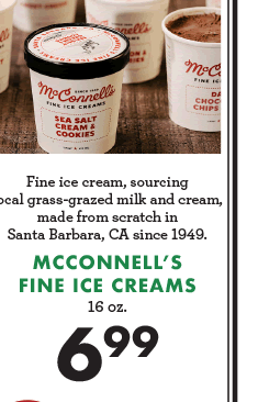 McConnell''s Fine Ice Creams 16 oz. - $6.99