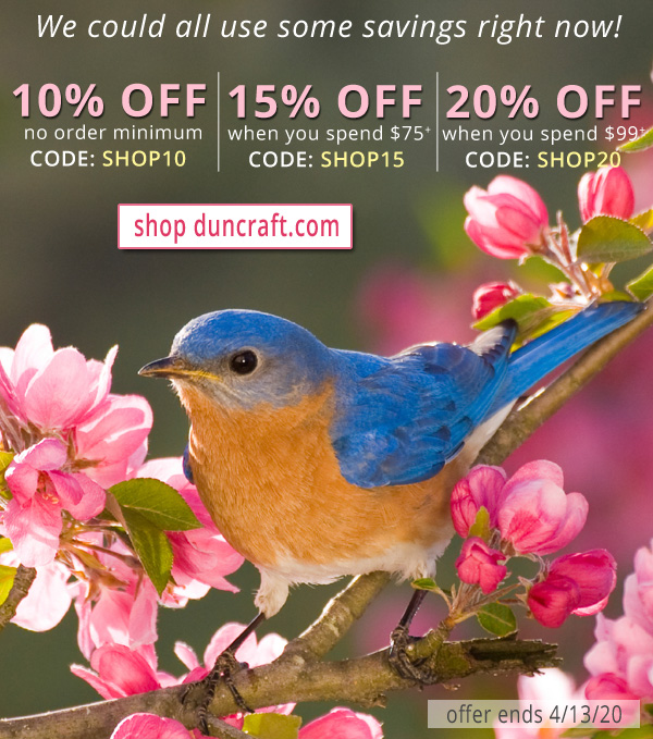 Enjoy Exclusive Savings! 10-20% Off Sitewide! Offer Ends 4/13/20