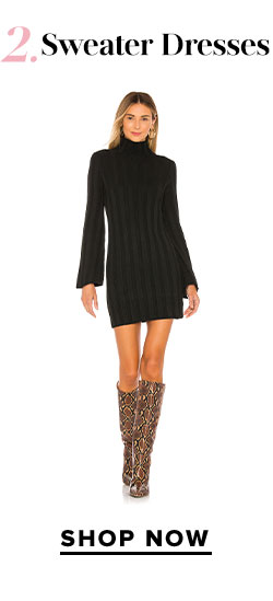 Get With Knit: Shop Sweater Dresses
