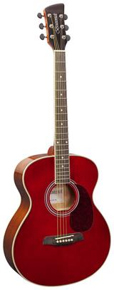 Brunswick: Folk Acoustic Guitar Red