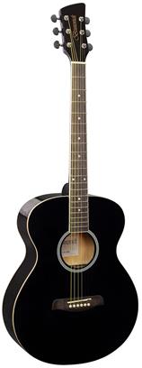 Brunswick: BF100 Folk Acoustic Guitar Black