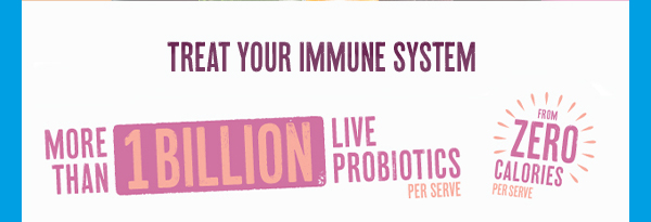 More than one billion live probiotics.
