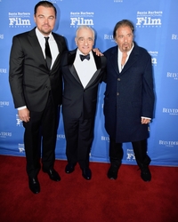 Leonardo DiCaprio, Martin Scorsese, Al Pacino 