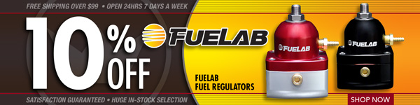 Save 10% on Fuelab Regulators