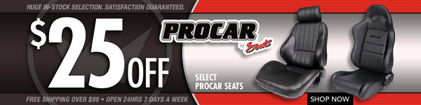 Save $25 on Select Procar Seats