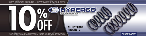 Save 10% on All Hyperco Products