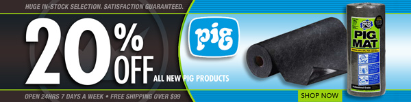 Save 20% on All New Pig Products