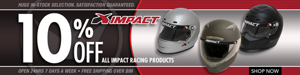 Save 10% on All Impact Racing Products