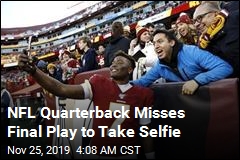 NFL Quarterback Misses Final Play to Take Selfie