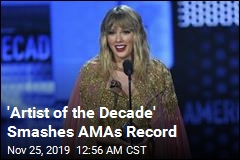 'Artist of the Decade' Smashes AMAs Record