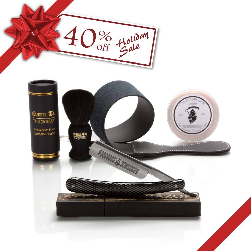Image of Holiday Grim Dollar with Luxury Shave Set
