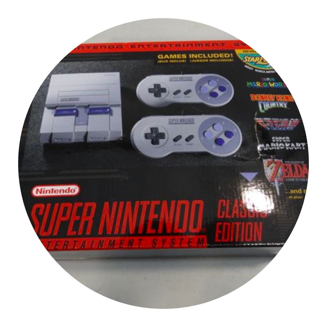  Super Nintendo Classic Console Controllers Boxed