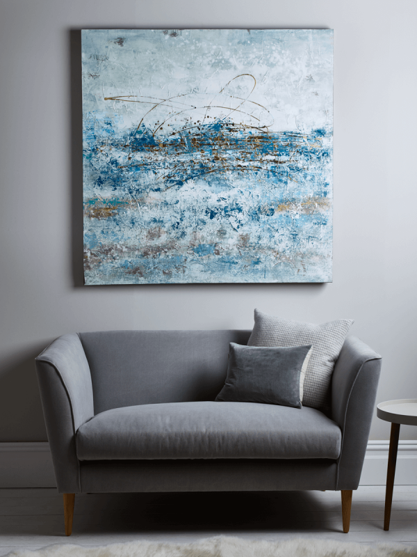 Blue Abstract Canvas