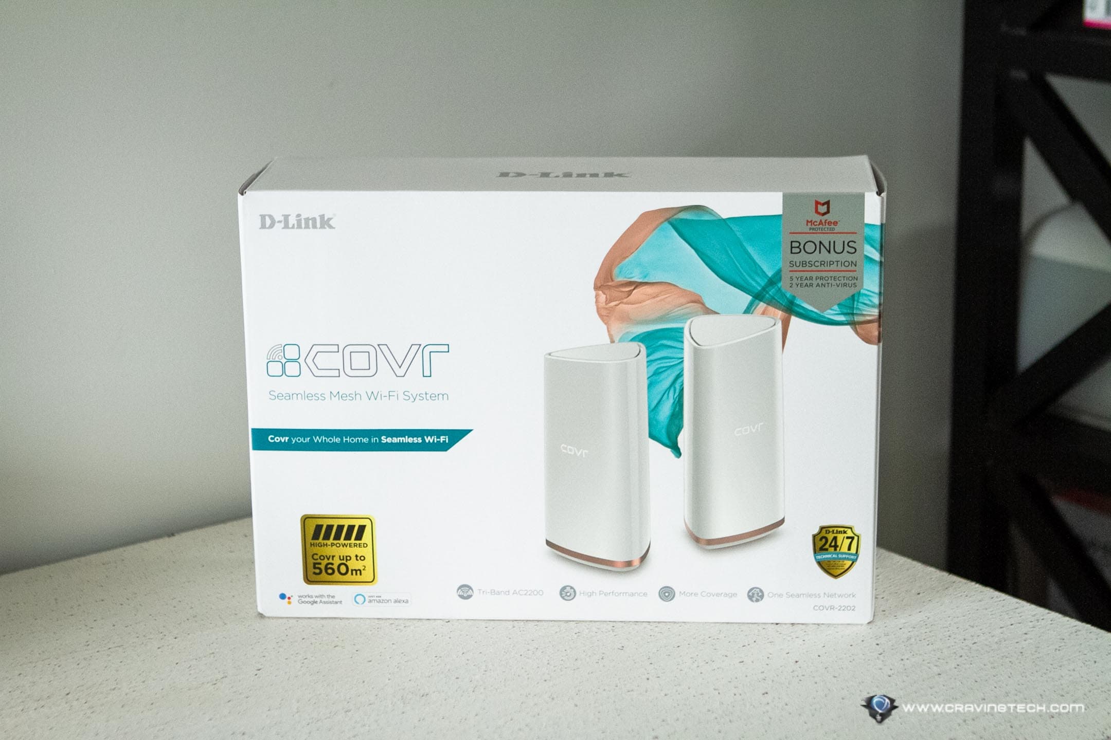 D-Link COVR-2022 mesh router now comes with McAfee smart protection & one of the best parental controls out there