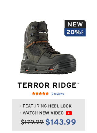 Shop Korkers Terror Ridge boots for Surf/Jetty Fishing - 20% off for Memorial Day - Shop Now
