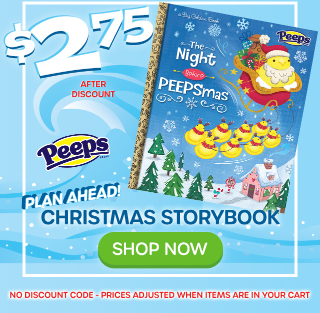 $2.75 -The Night Before PEEPSmas Children''s Book - SHOP NOW