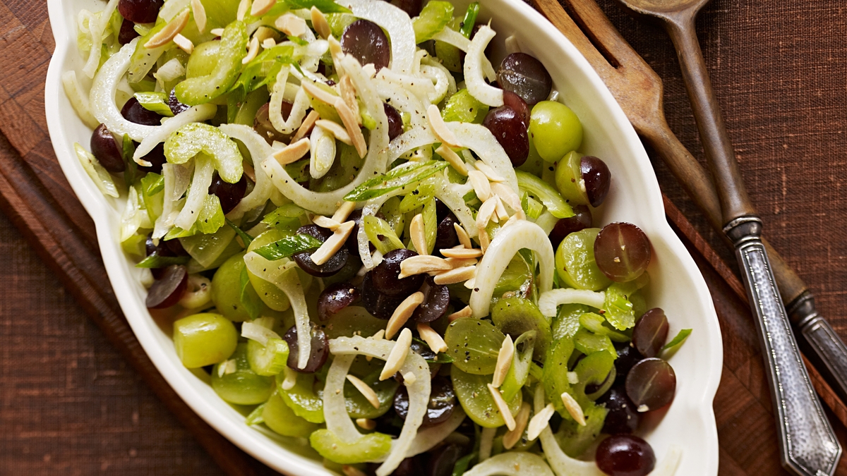 Grape and fennel salad