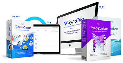 SyndTrio takes care of all 3 steps for you - Enable images...