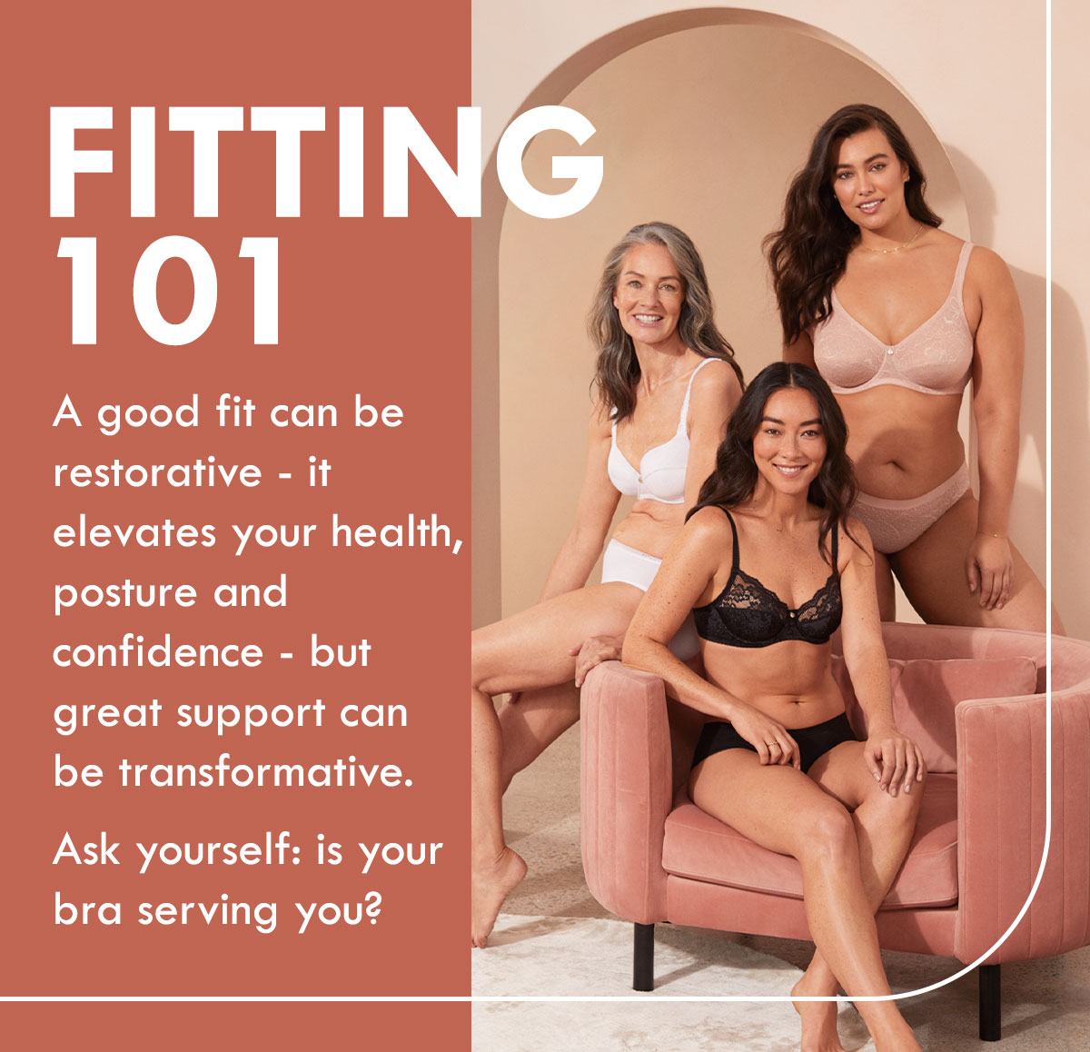Berlei - Fitting 101. Ask yourself: is your bra serving you?