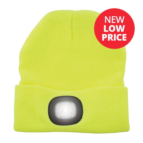 Beanie Hat with Built-In LED Torch - Only ?4.49