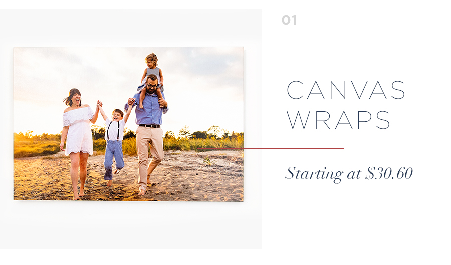 Canvas Wraps Starting at $30.60